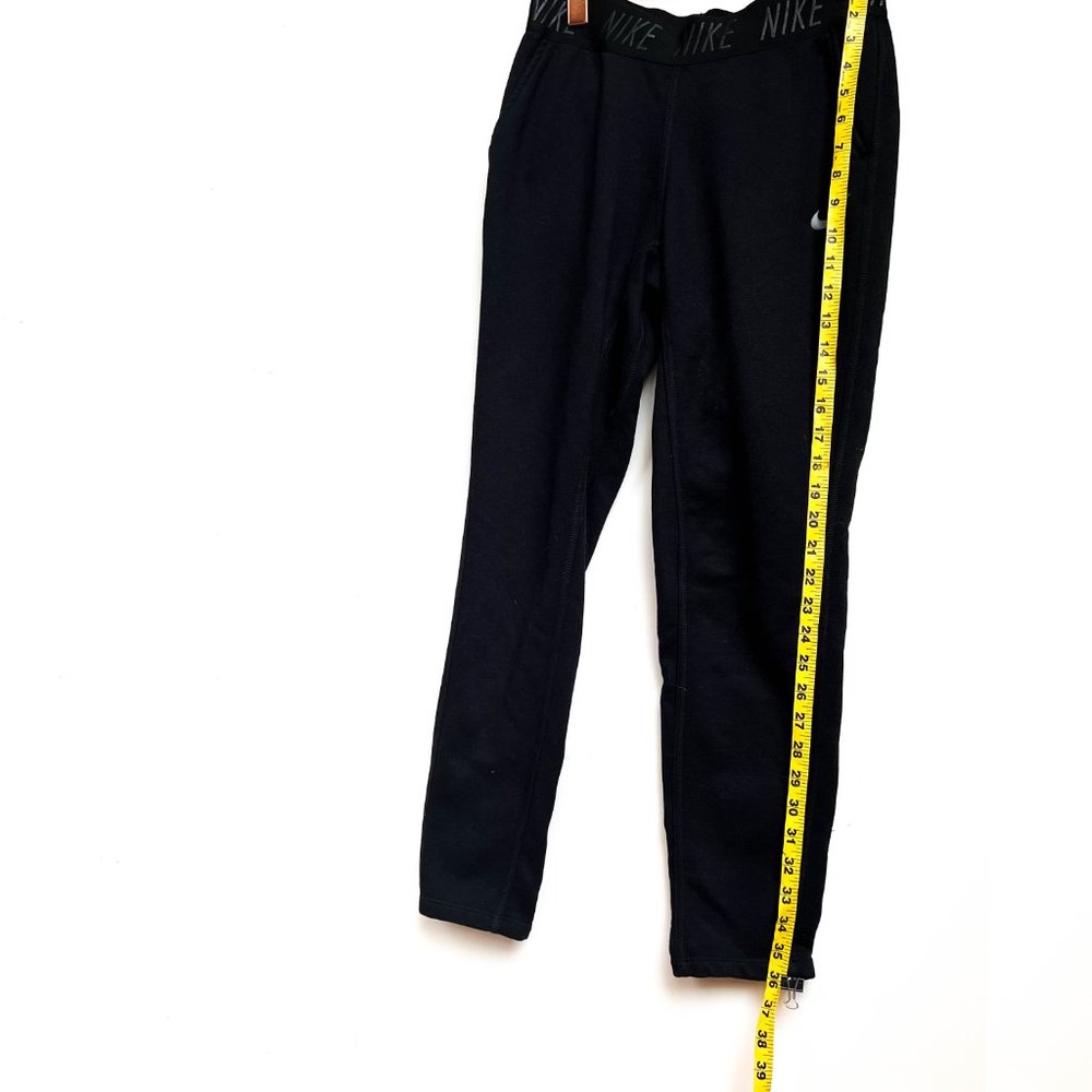 NIKE black athletic pants w/pockets + elastic waist band size S - Picture 4 of 6